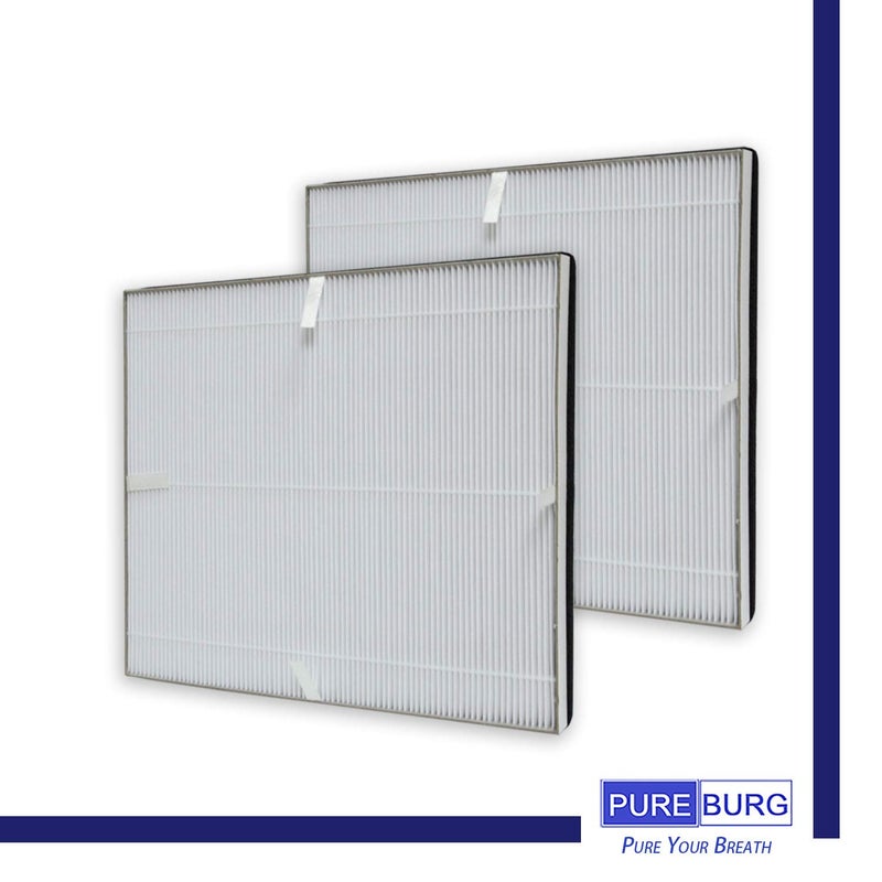 PUREBURG MD1-0022 MD1-0023 Replacement Filter Compatible with Vornado AC300 AC350 AC500 AC550 PCO200 PCO300 PCO500 PCO375DC PCO575DC Air Purifiers,2-Pack H13 HEPA - Image 3